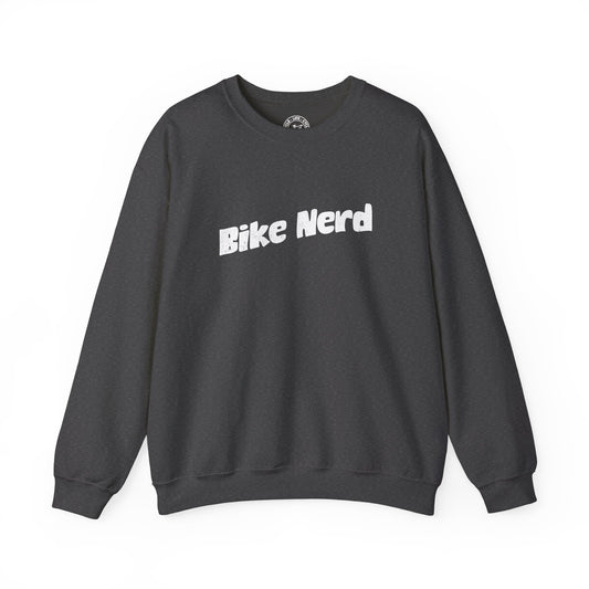 Bike Nerd Sweatshirt | Gildan 18000 Heavy Blend | Cycling Humor Crewneck | Bike Lifestyle Pullover