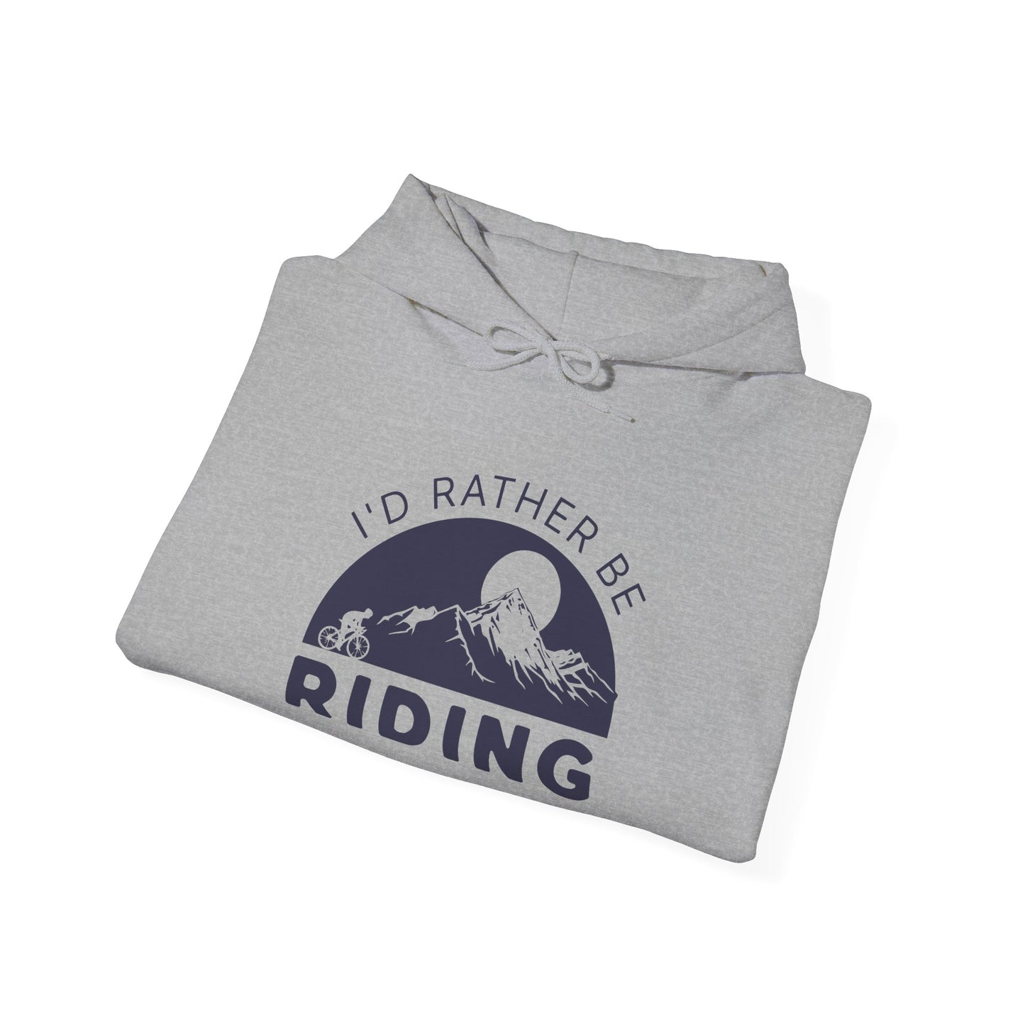 I’d Rather Be Riding Hoodie | Cycling Lifestyle Hoodie | Bike Lover Sweatshirt | Unisex Cycling Hoodie