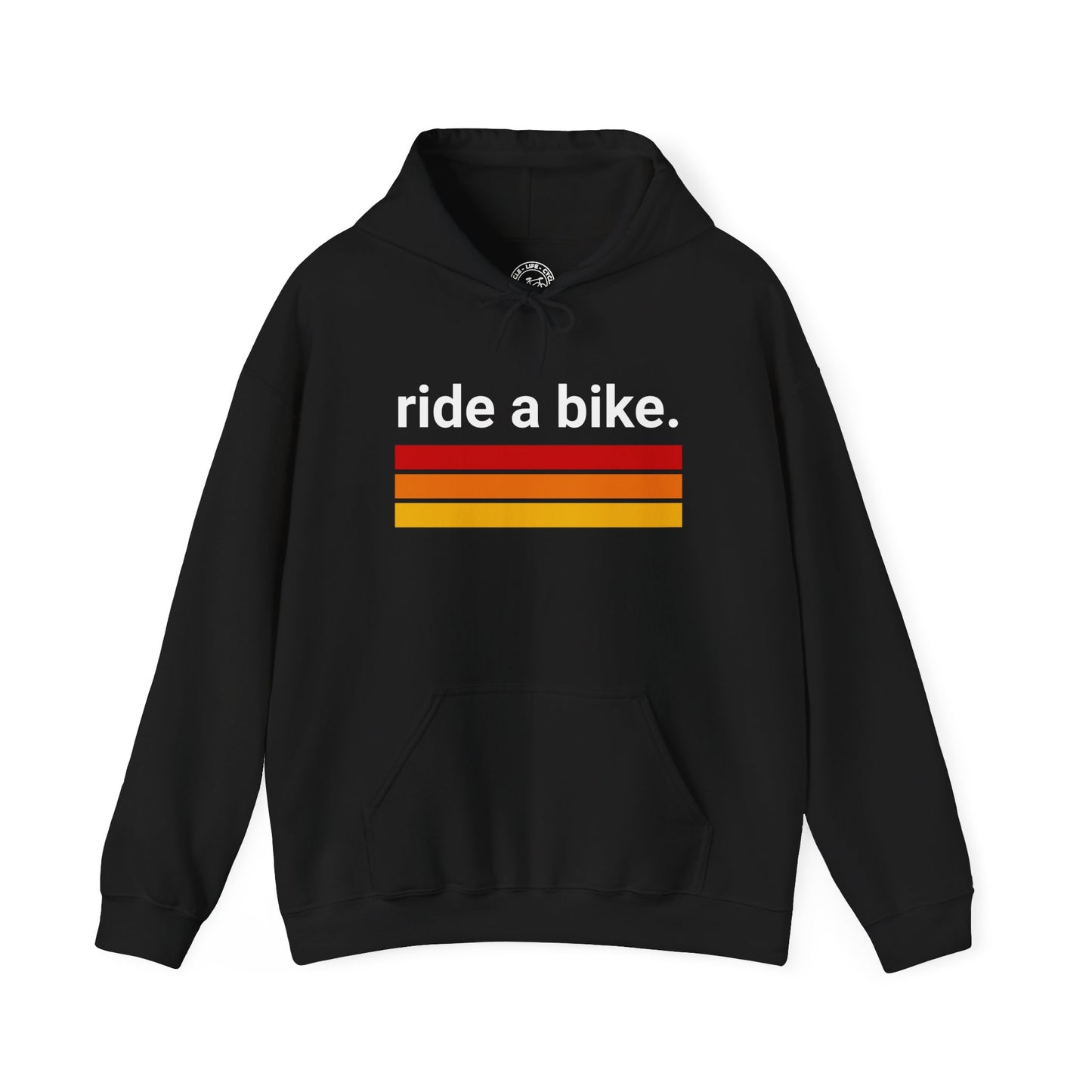Ride a Bike Hoodie | Gildan 18500 Heavy Blend | Minimalist Cycling Hoodie | Bike Lifestyle Sweatshirt