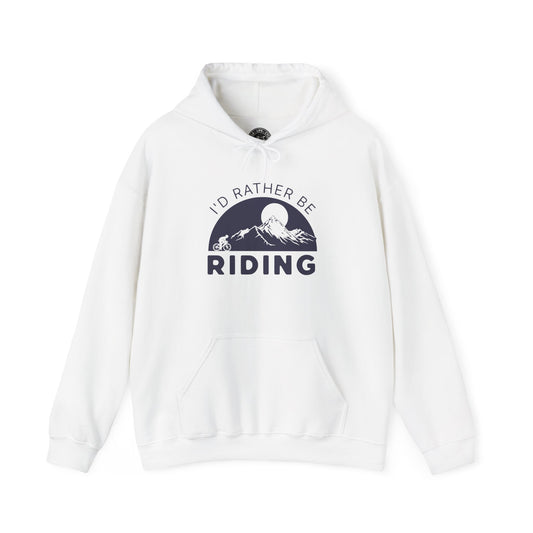 I’d Rather Be Riding Hoodie | Cycling Lifestyle Hoodie | Bike Lover Sweatshirt | Unisex Cycling Hoodie