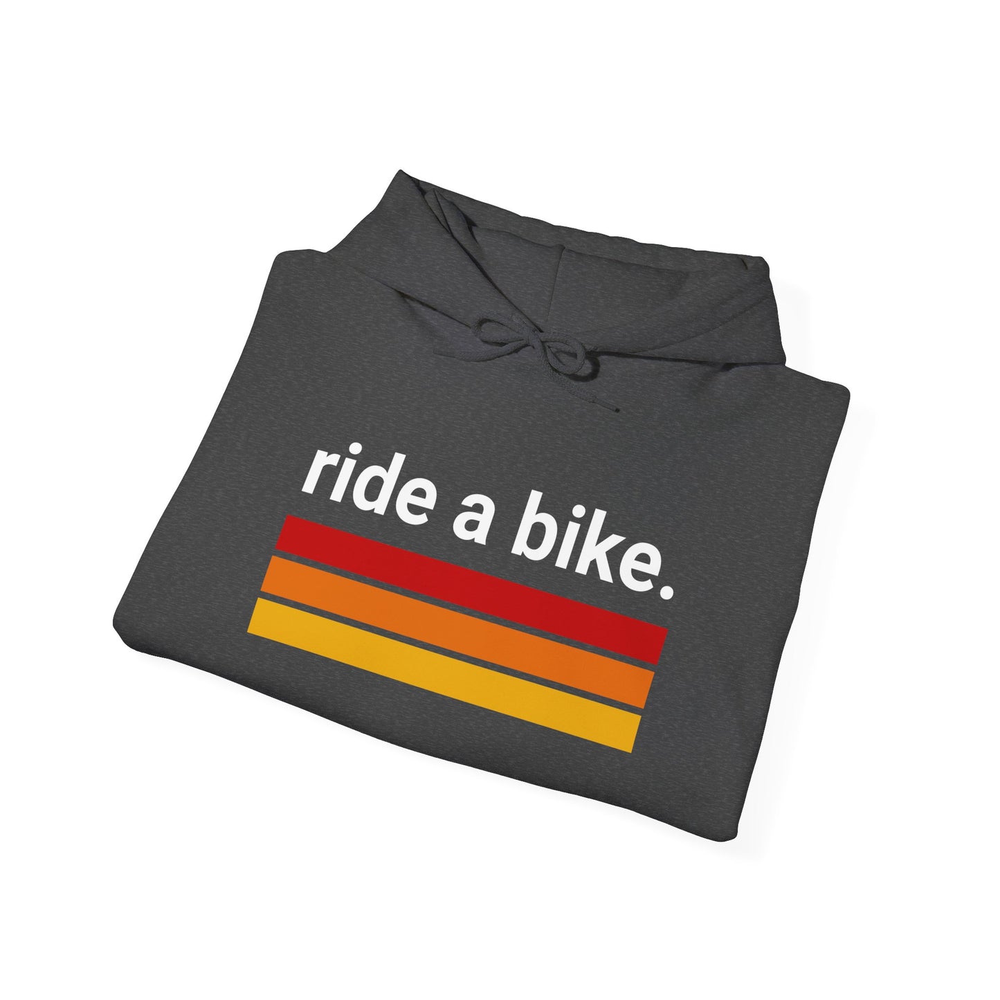 Ride a Bike Hoodie | Gildan 18500 Heavy Blend | Minimalist Cycling Hoodie | Bike Lifestyle Sweatshirt