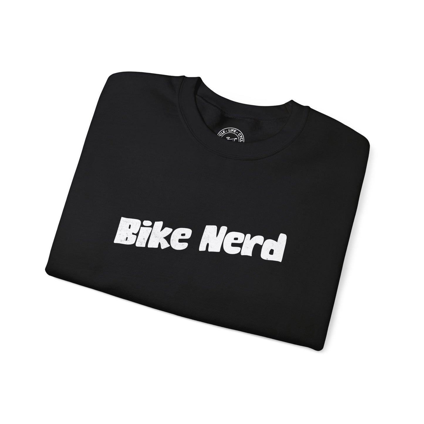 Bike Nerd Sweatshirt | Gildan 18000 Heavy Blend | Cycling Humor Crewneck | Bike Lifestyle Pullover