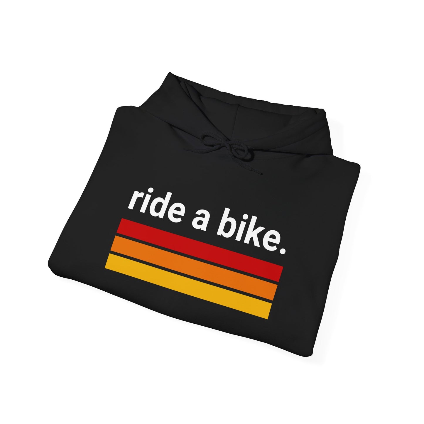 Ride a Bike Hoodie | Gildan 18500 Heavy Blend | Minimalist Cycling Hoodie | Bike Lifestyle Sweatshirt