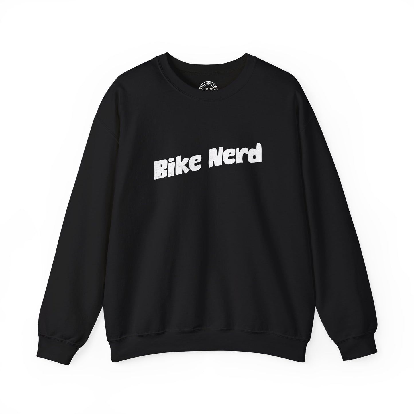 Bike Nerd Sweatshirt | Gildan 18000 Heavy Blend | Cycling Humor Crewneck | Bike Lifestyle Pullover