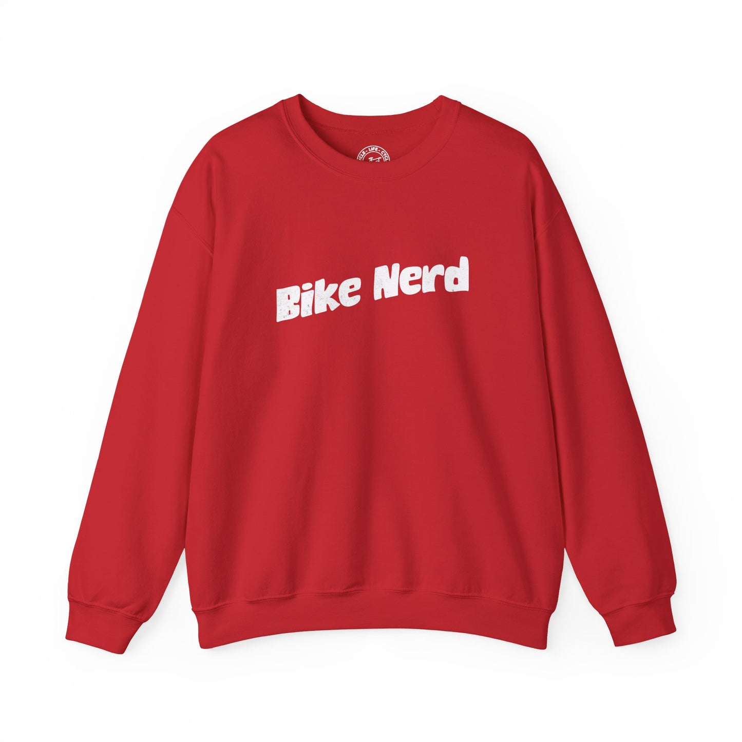 Bike Nerd Sweatshirt | Gildan 18000 Heavy Blend | Cycling Humor Crewneck | Bike Lifestyle Pullover
