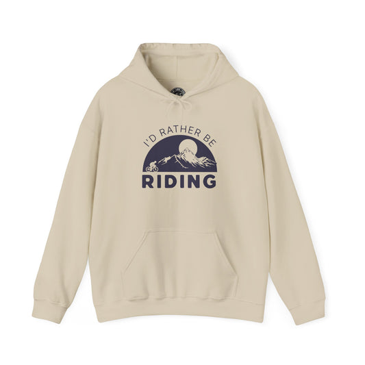 I’d Rather Be Riding Hoodie | Cycling Lifestyle Hoodie | Bike Lover Sweatshirt | Unisex Cycling Hoodie