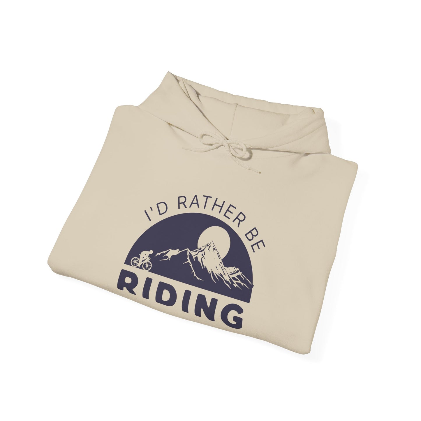I’d Rather Be Riding Hoodie | Cycling Lifestyle Hoodie | Bike Lover Sweatshirt | Unisex Cycling Hoodie