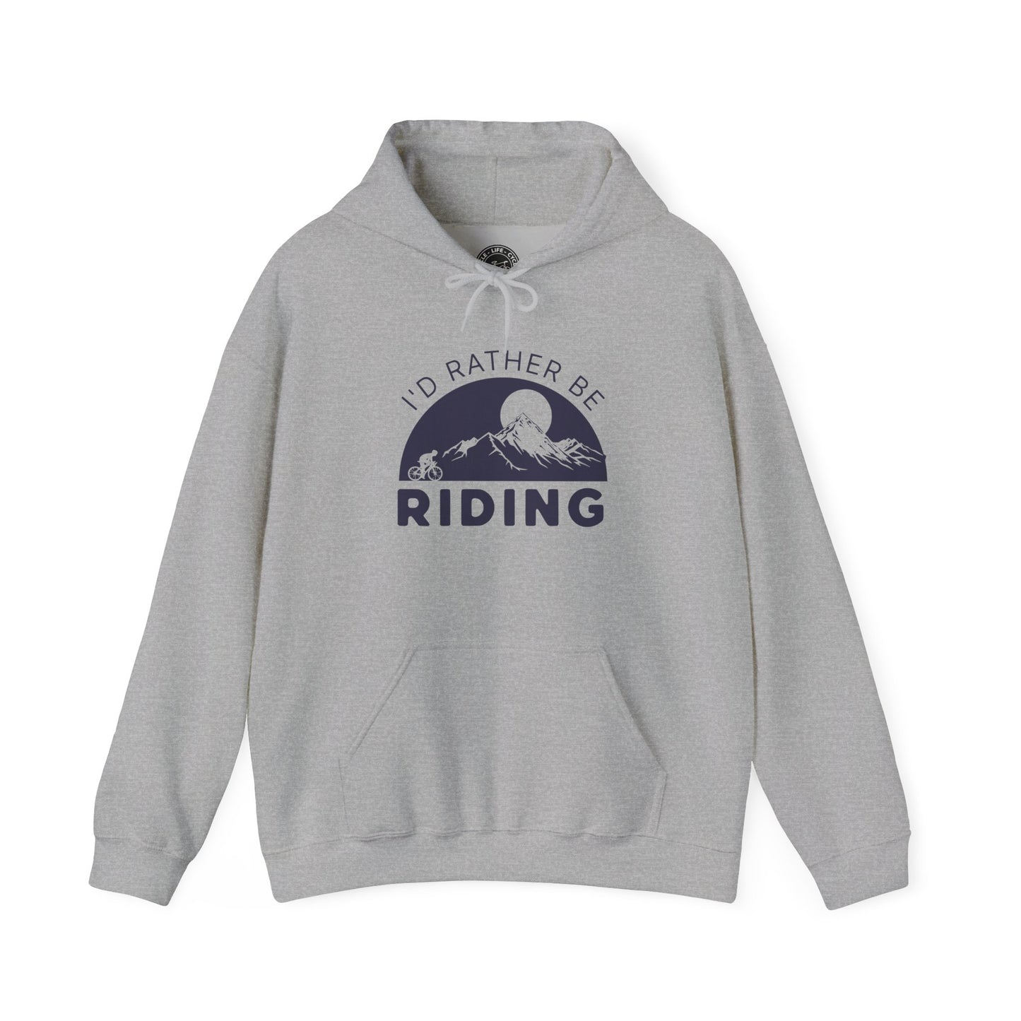 I’d Rather Be Riding Hoodie | Cycling Lifestyle Hoodie | Bike Lover Sweatshirt | Unisex Cycling Hoodie