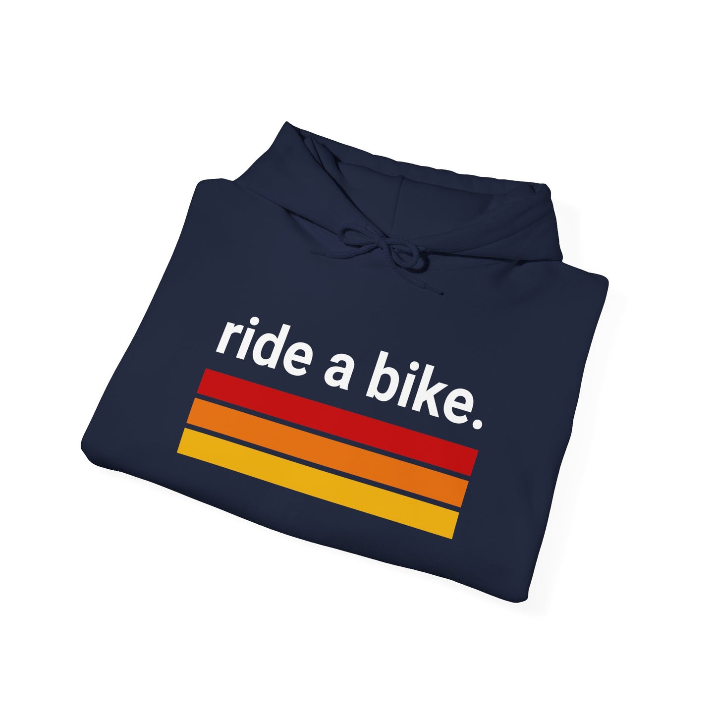 Ride a Bike Hoodie | Gildan 18500 Heavy Blend | Minimalist Cycling Hoodie | Bike Lifestyle Sweatshirt
