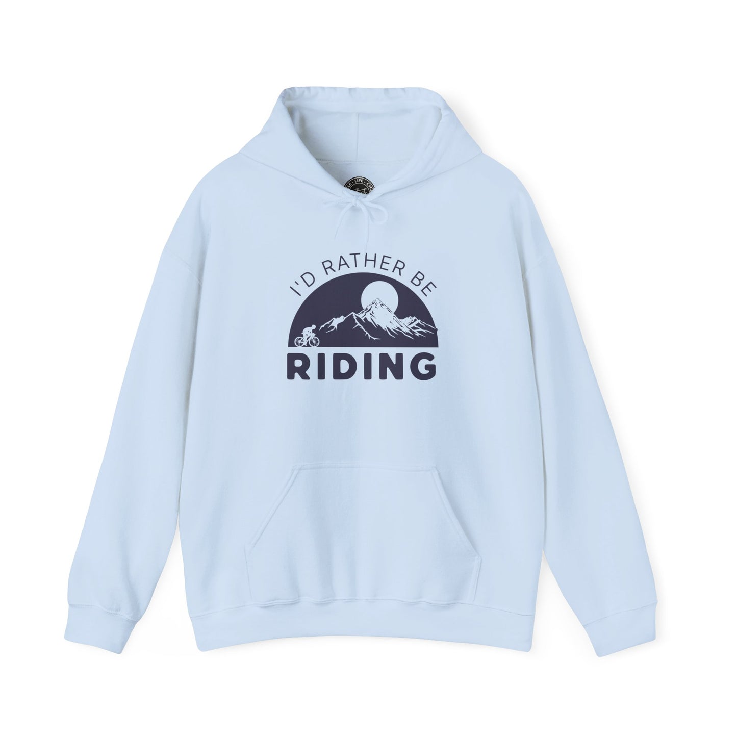 I’d Rather Be Riding Hoodie | Cycling Lifestyle Hoodie | Bike Lover Sweatshirt | Unisex Cycling Hoodie