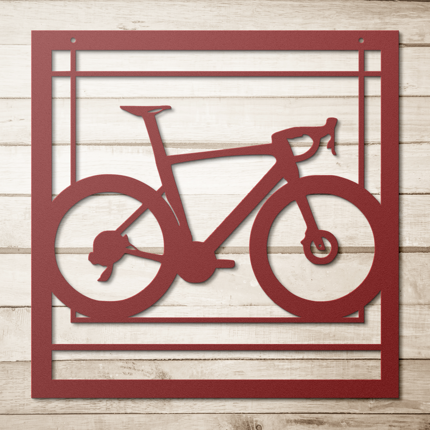 Modern_Road_Bike_Metal_Wall_Art_Red_Simple_Wood_BKGD_Mockup.png